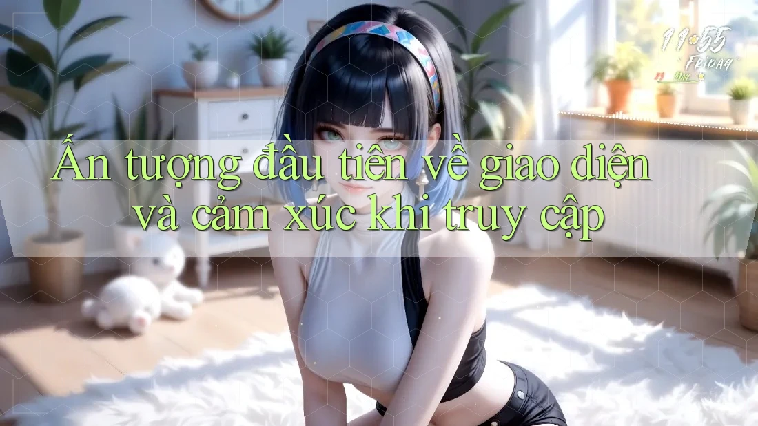 Ấn tượng đầu tiên về giao diện và cảm xúc khi truy cập