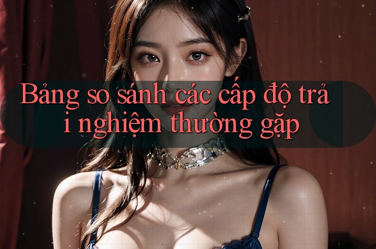Bảng so sánh các cấp độ trải nghiệm thường gặp Bảng so sánh các cấp độ trải nghiệm thường gặp