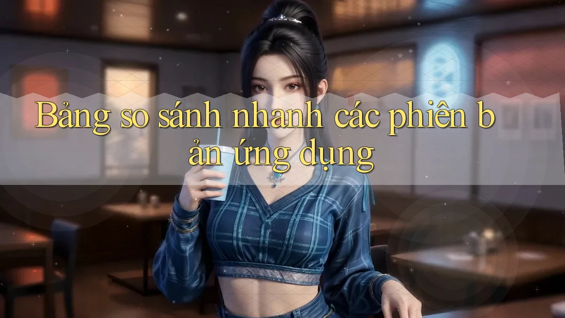 Bảng so sánh nhanh các phiên bản ứng dụng