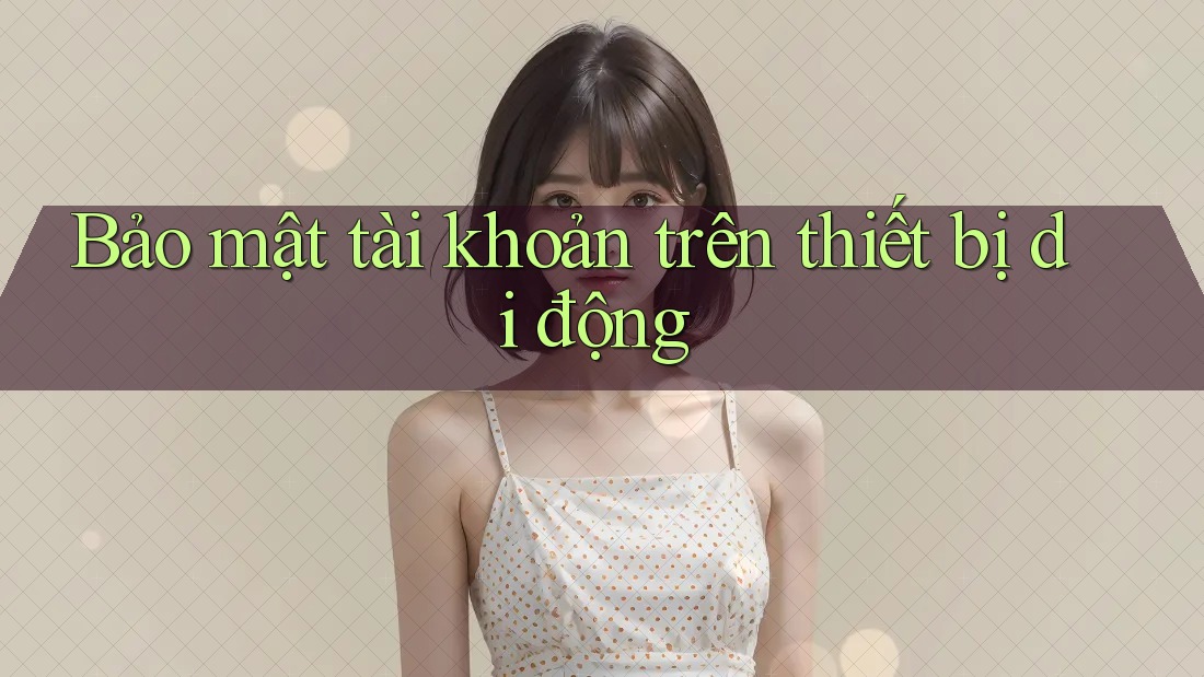 Bảo mật tài khoản trên thiết bị di động Bảo mật tài khoản trên thiết bị di động