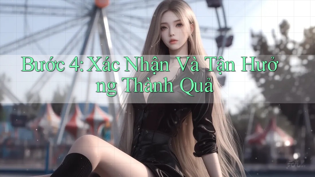 Bước 4: Xác Nhận Và Tận Hưởng Thành Quả