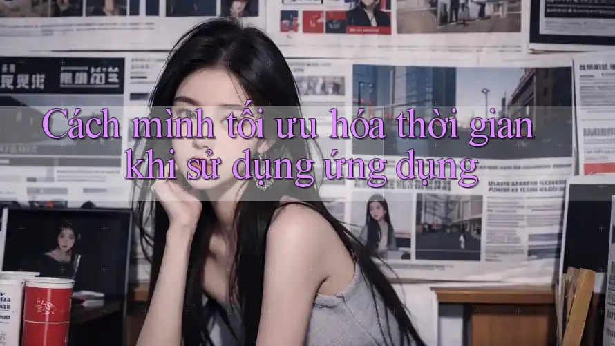 Cách mình tối ưu hóa thời gian khi sử dụng ứng dụng