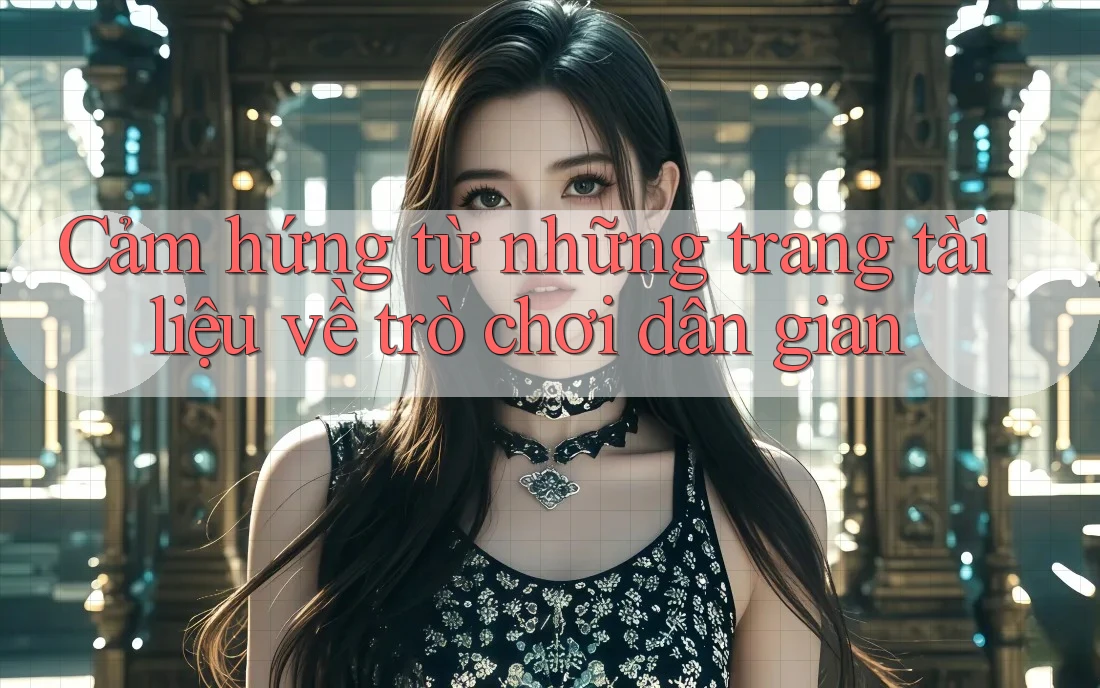 Cảm hứng từ những trang tài liệu về trò chơi dân gian