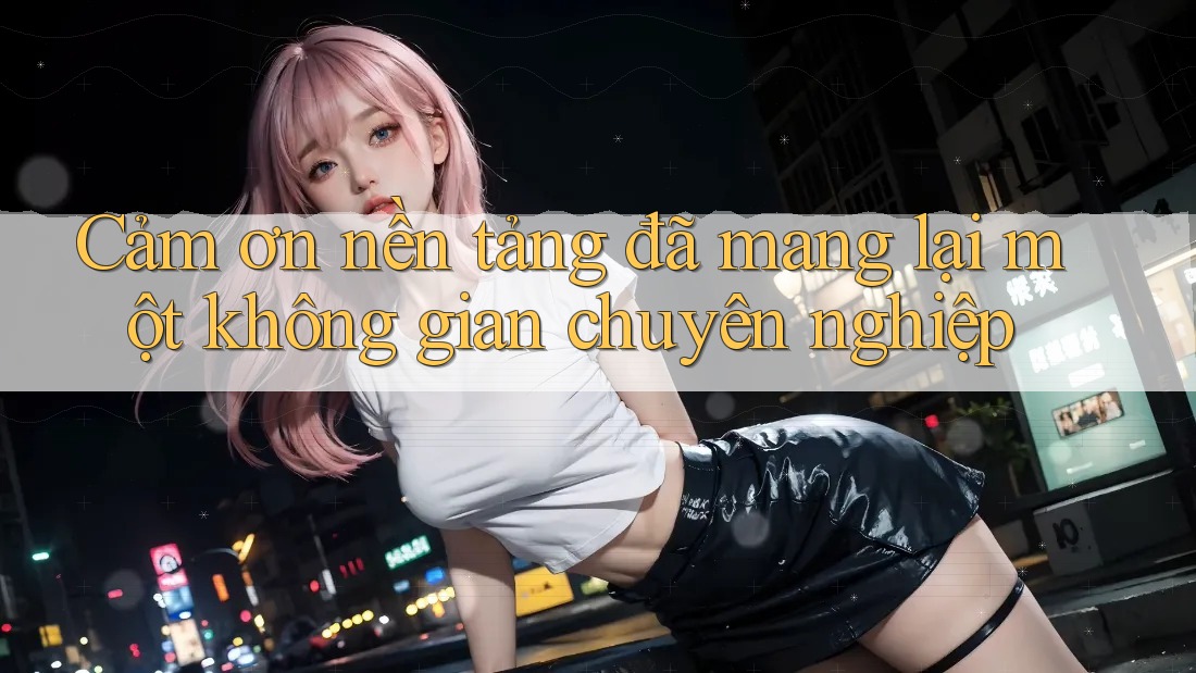 Cảm ơn nền tảng đã mang lại một không gian chuyên nghiệp