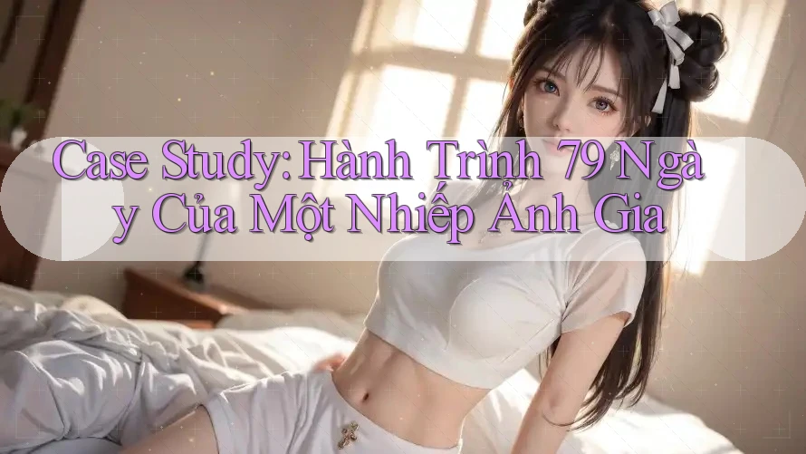 Case Study: Hành Trình 79 Ngày Của Một Nhiếp Ảnh Gia