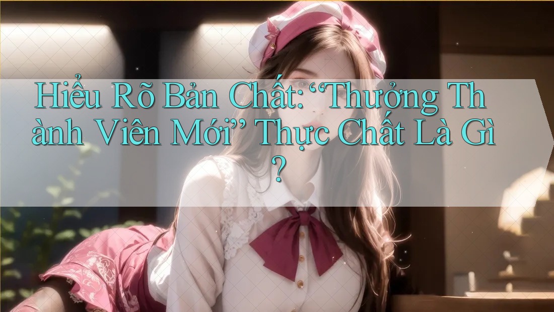 Hiểu Rõ Bản Chất: “Thưởng Thành Viên Mới” Thực Chất Là Gì? Hiểu Rõ Bản Chất: “Thưởng Thành Viên Mới” Thực Chất Là Gì?