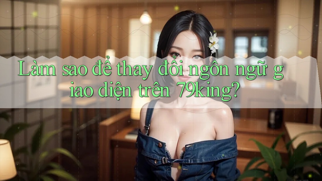 Làm sao để thay đổi ngôn ngữ giao diện trên 79king?