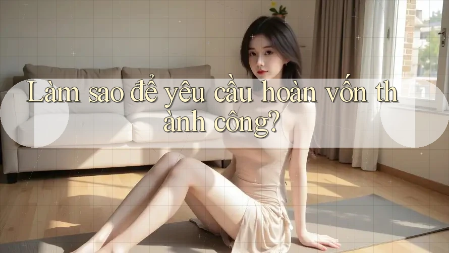 Làm sao để yêu cầu hoàn vốn thành công? Làm sao để yêu cầu hoàn vốn thành công?