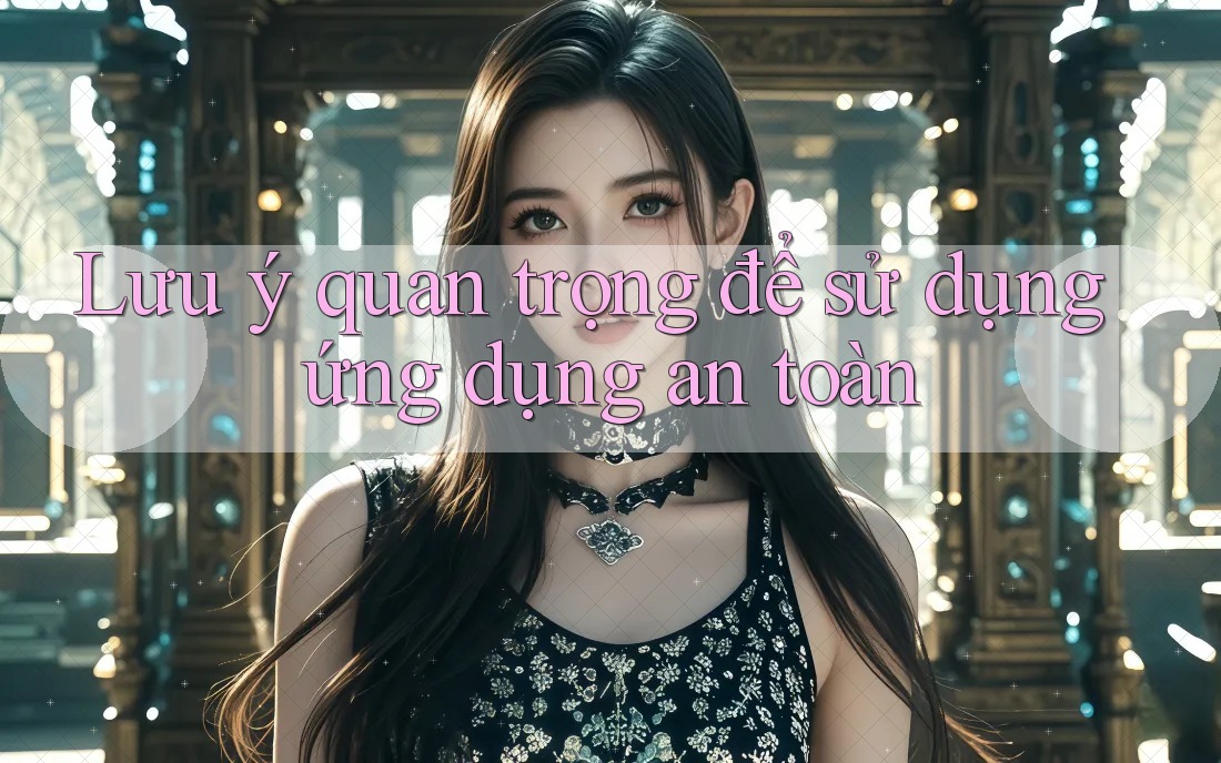 Lưu ý quan trọng để sử dụng ứng dụng an toàn