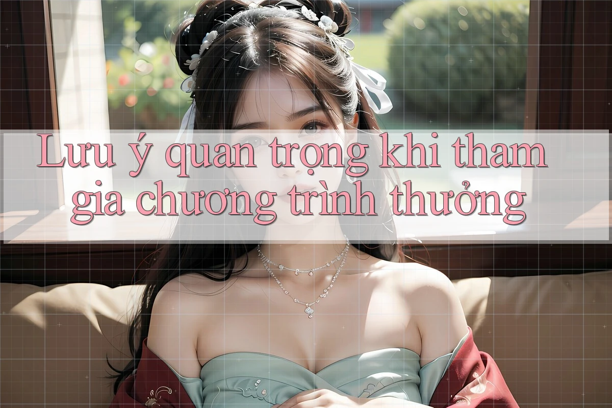 Lưu ý quan trọng khi tham gia chương trình thưởng Lưu ý quan trọng khi tham gia chương trình thưởng