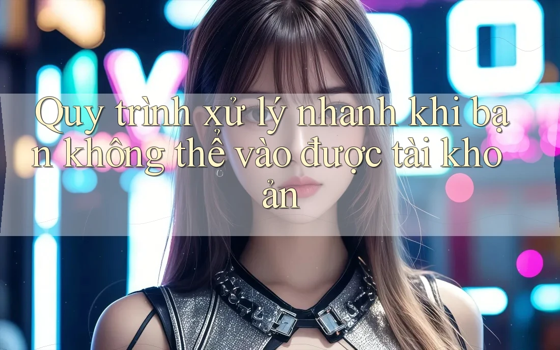 Quy trình xử lý nhanh khi bạn không thể vào được tài khoản