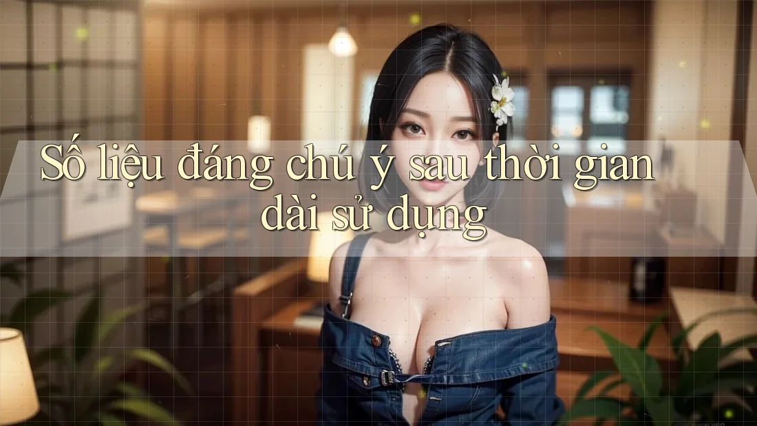 Số liệu đáng chú ý sau thời gian dài sử dụng