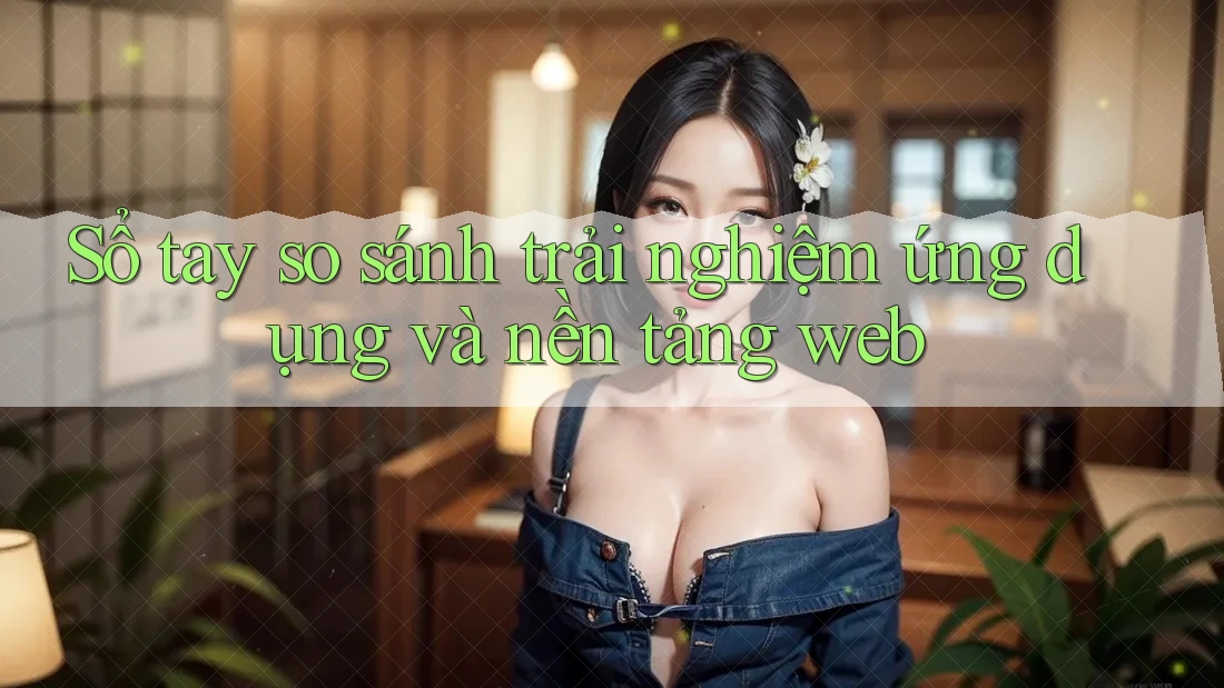Sổ tay so sánh trải nghiệm ứng dụng và nền tảng web