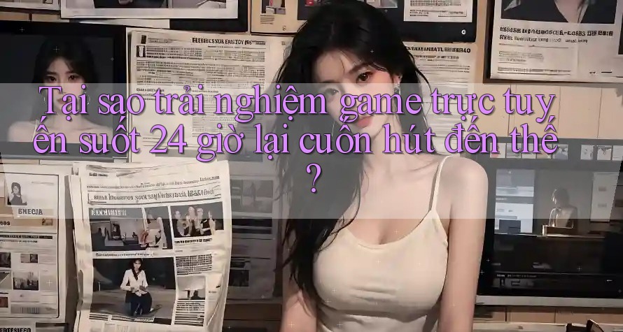 Tại sao trải nghiệm game trực tuyến suốt 24 giờ lại cuốn hút đến thế?