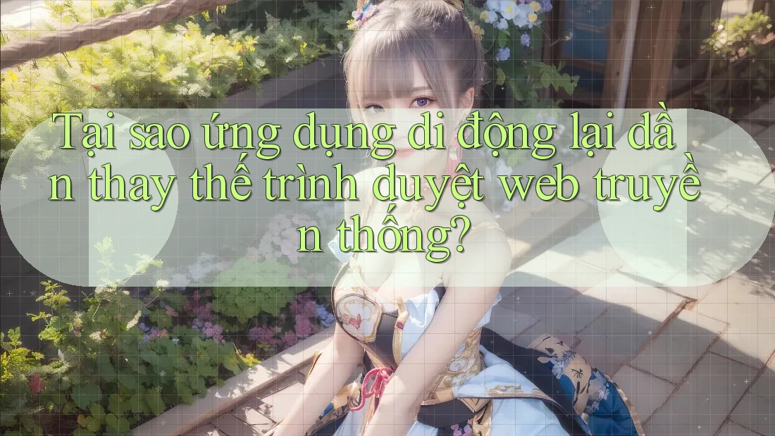 Tại sao ứng dụng di động lại dần thay thế trình duyệt web truyền thống?