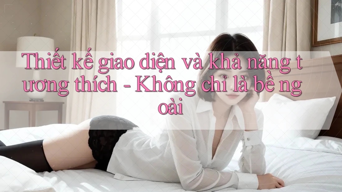 Thiết kế giao diện và khả năng tương thích - Không chỉ là bề ngoài