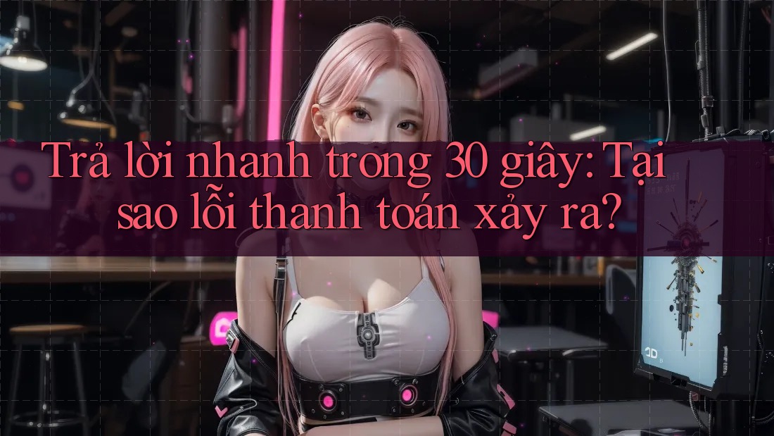 Trả lời nhanh trong 30 giây: Tại sao lỗi thanh toán xảy ra? Trả lời nhanh trong 30 giây: Tại sao lỗi thanh toán xảy ra?