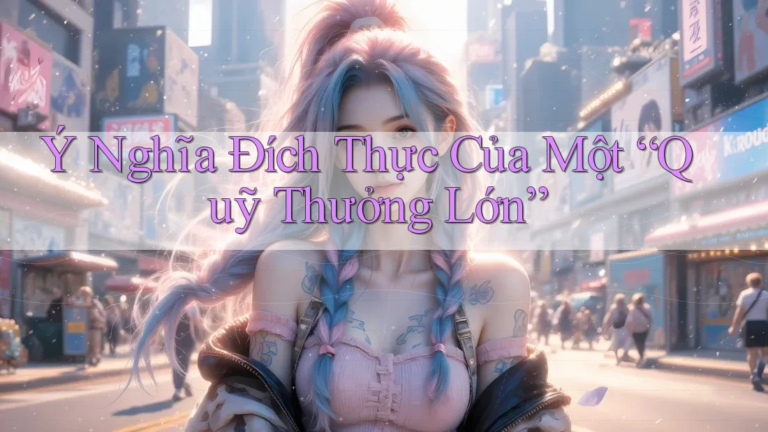 Ý Nghĩa Đích Thực Của Một “Quỹ Thưởng Lớn”